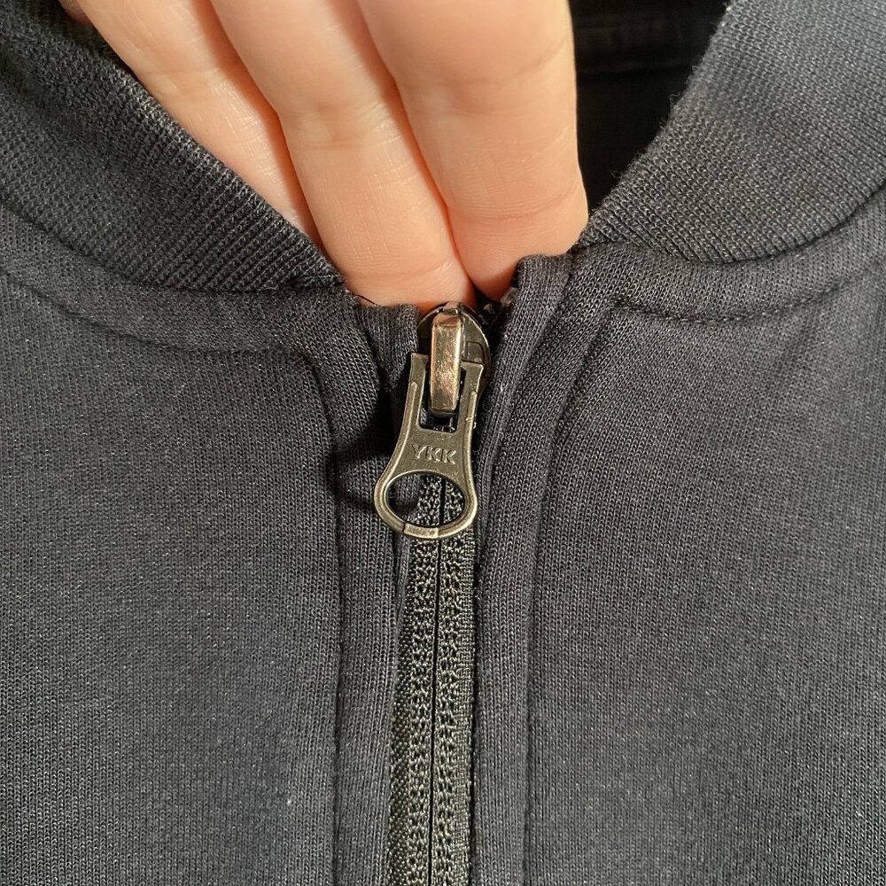 Apple Logo Store Employee Jacket Size Small Black Full Zip Techwear - Picture 5 of 13